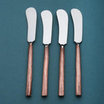 Sundance Butter Knife/Cheese Spreader 4 Pc. Set White Cliff Studio Flatware