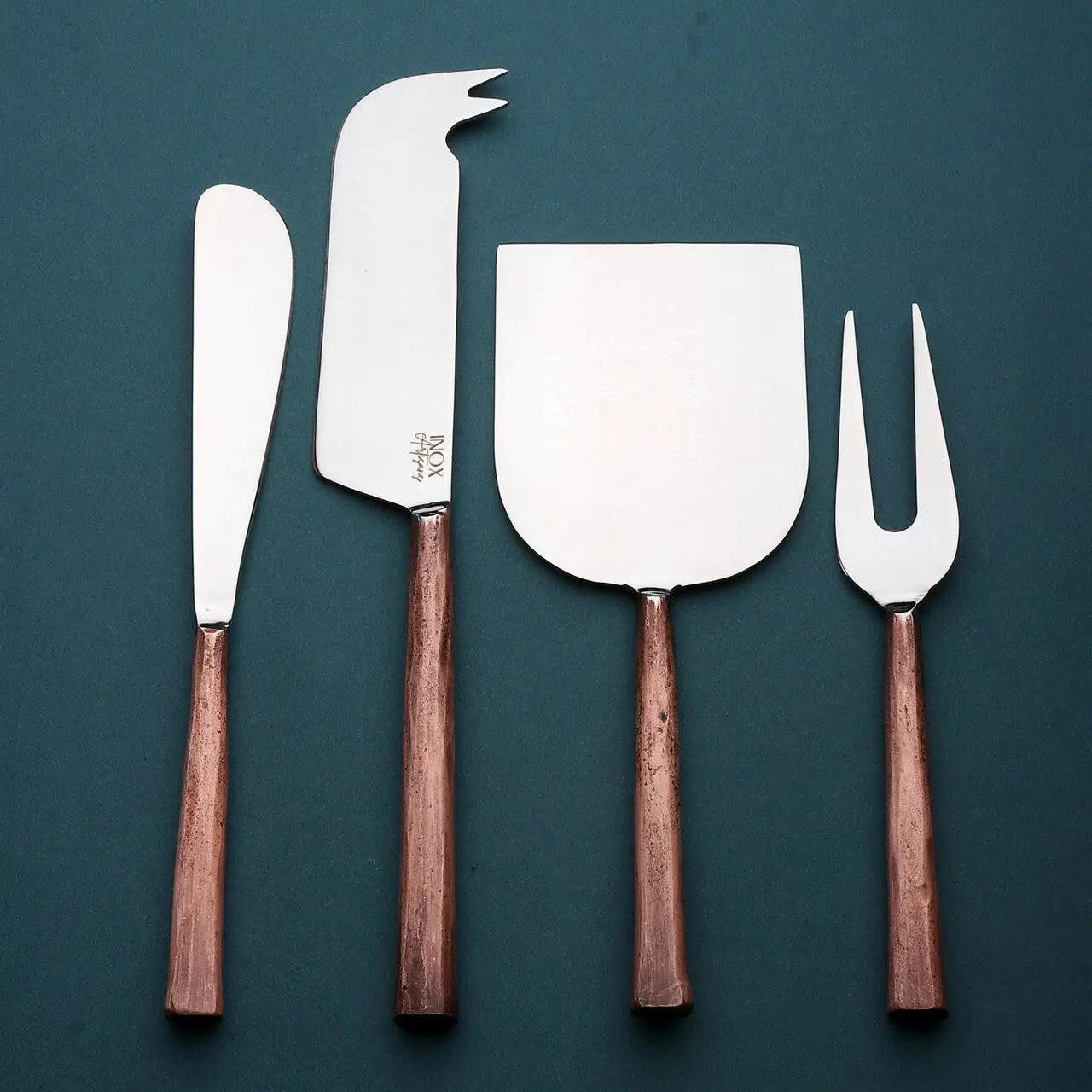 Sundance Cheese Knives 4 Pc. Set White Cliff Studio Flatware
