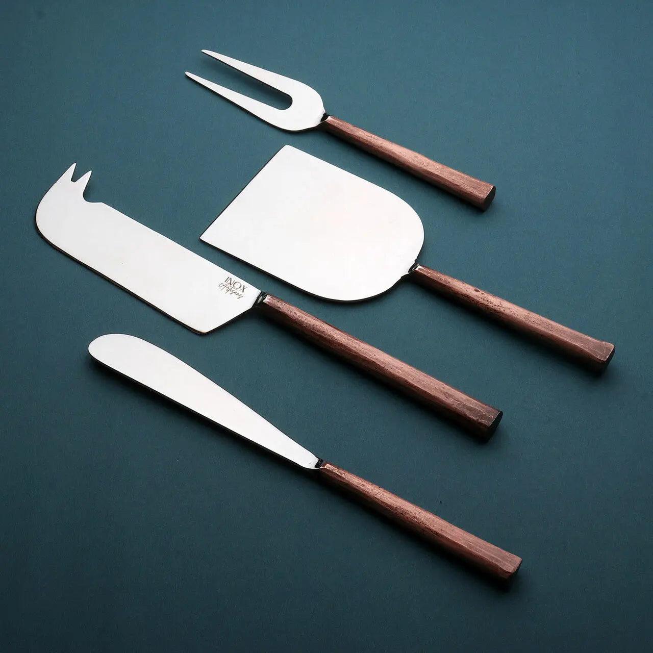 Sundance Cheese Knives 4 Pc. Set White Cliff Studio Flatware