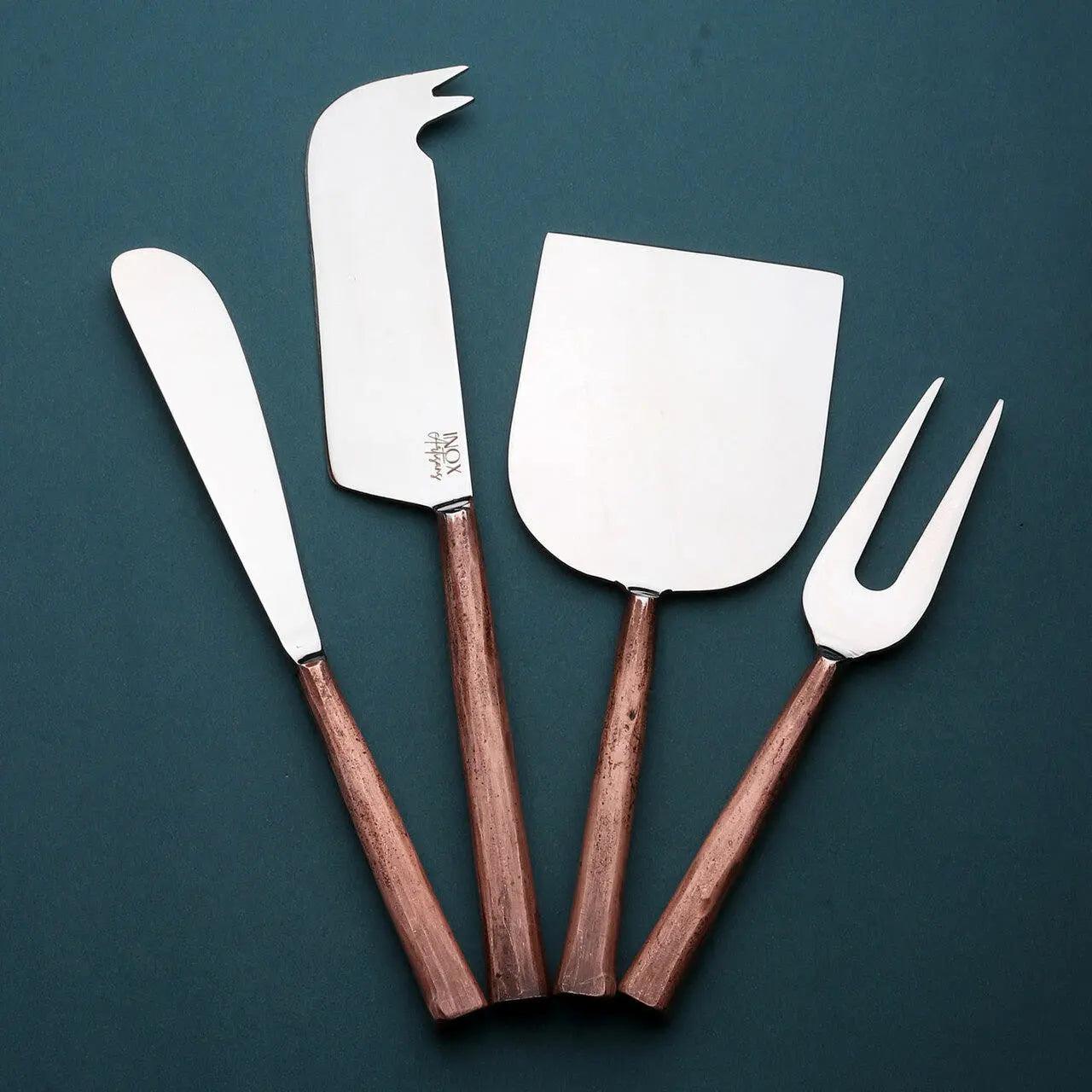 Sundance Cheese Knives 4 Pc. Set White Cliff Studio Flatware