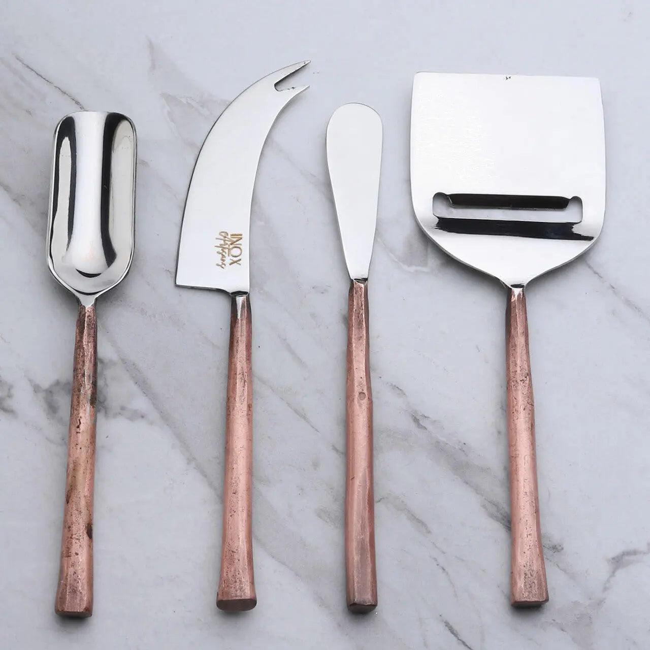 Sundance Cheese Tools 4 Pc. Set White Cliff Studio Flatware
