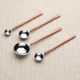 SUNDANCE MEASURING SPOONS 4 Pc. SET White Cliff Studio Kitchen Accessories