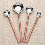SUNDANCE MEASURING SPOONS 4 Pc. SET White Cliff Studio Kitchen Accessories
