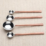SUNDANCE MEASURING SPOONS 4 Pc. SET White Cliff Studio Kitchen Accessories