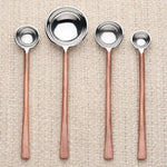 SUNDANCE MEASURING SPOONS 4 Pc. SET White Cliff Studio Kitchen Accessories