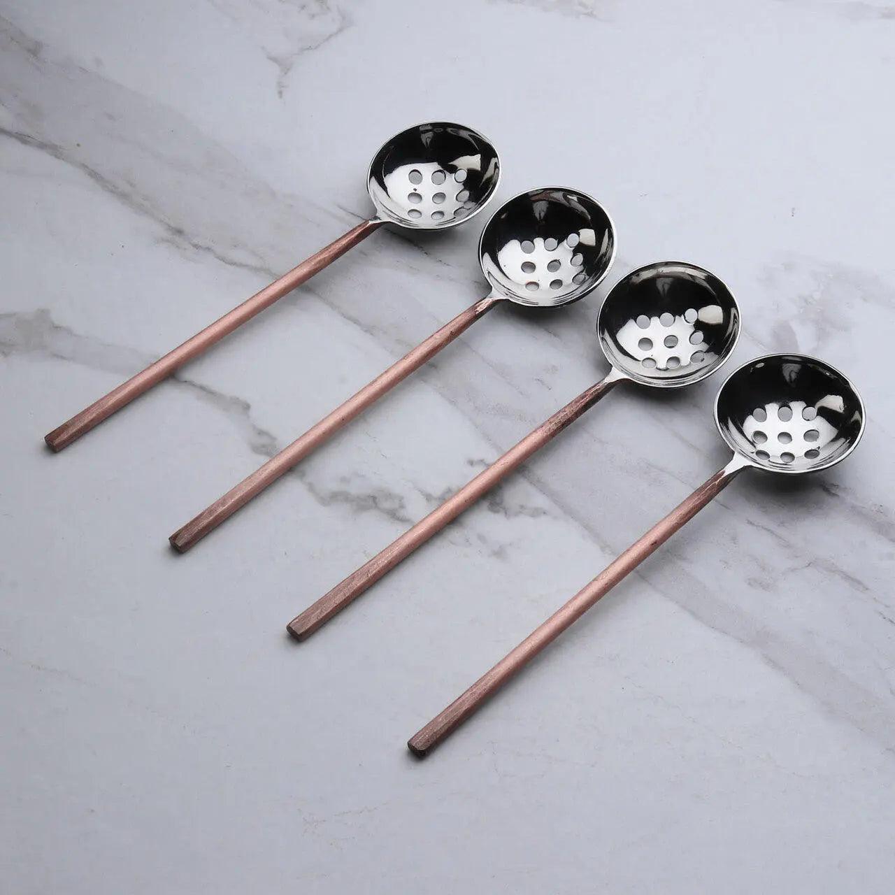 Sundance Olive Spoons 4 Pc. Set White Cliff Studio Flatware