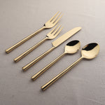 Sundance PVD 5 Pc. Flatware Set White Cliff Studio Flatware