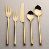 Sundance PVD 5 Pc. Flatware Set White Cliff Studio Flatware