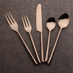 Sundance PVD 5 Pc. Flatware Set White Cliff Studio Flatware