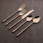 Sundance PVD 5 Pc. Flatware Set White Cliff Studio Flatware
