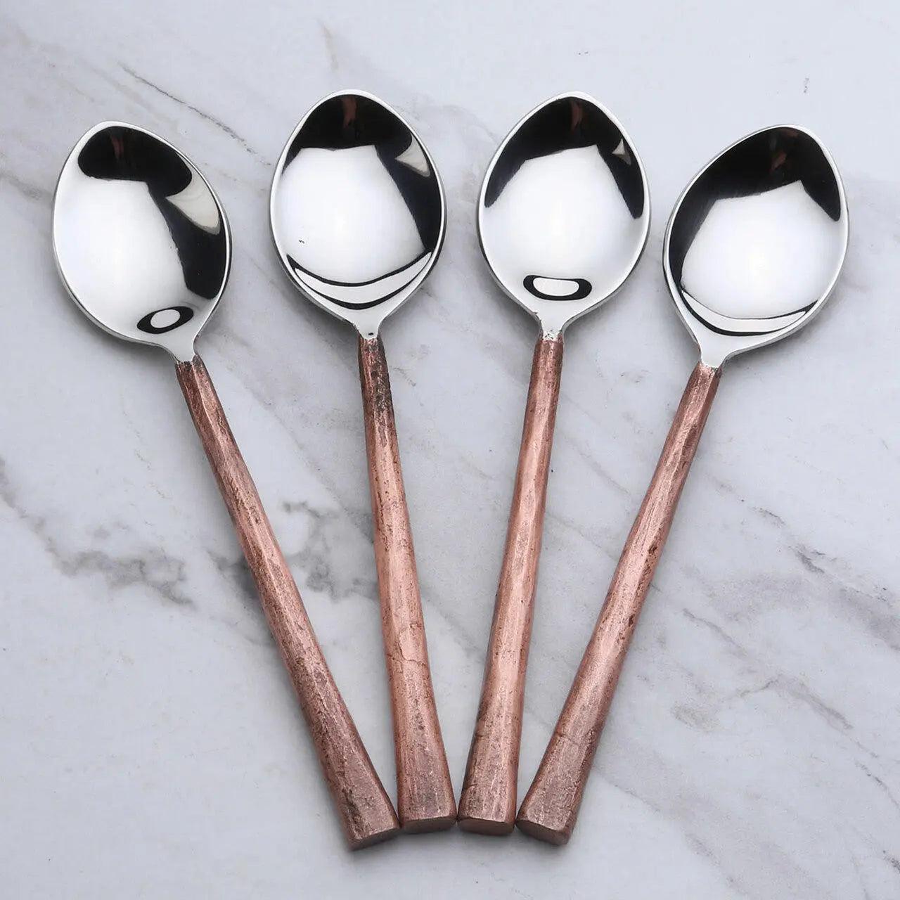 Sundance Table Spoon 4 Pc. Set White Cliff Studio Flatware