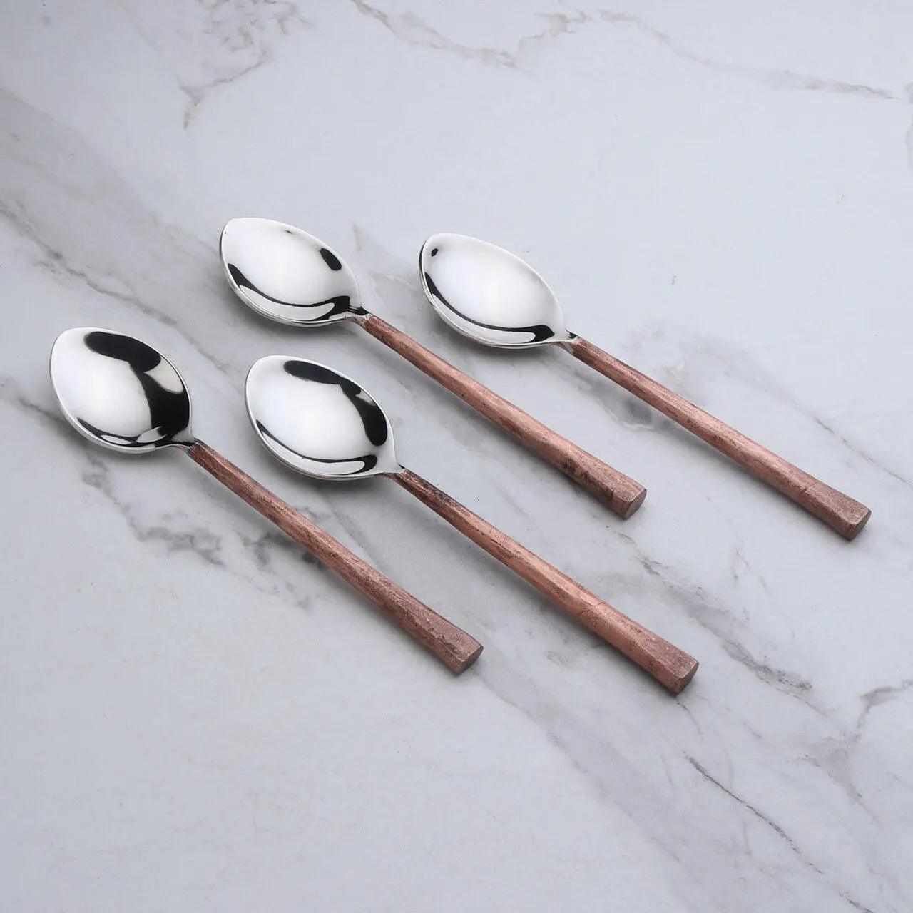 Sundance Table Spoon 4 Pc. Set White Cliff Studio Flatware