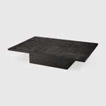 Tabwa coffee table - varnished teak - off black - rectangular White Cliff Studio COFFEE TABLE