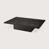 Tabwa coffee table - varnished teak - off black - rectangular White Cliff Studio COFFEE TABLE
