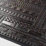 Tabwa coffee table - varnished teak - off black - rectangular White Cliff Studio COFFEE TABLE