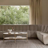 Tabwa coffee table - varnished teak - off black - rectangular White Cliff Studio COFFEE TABLE