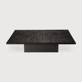 Tabwa coffee table - varnished teak - off black - rectangular White Cliff Studio COFFEE TABLE