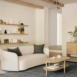 Tabwa coffee table - varnished teak - off black - rectangular White Cliff Studio COFFEE TABLE