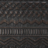 Tabwa sideboard - varnished teak - off black - 3 doors White Cliff Studio Sideboard