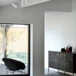 Tabwa sideboard - varnished teak - off black - 4 doors White Cliff Studio Sideboard