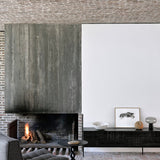 Tabwa TV cupboard - varnished teak - off black - 1 flip - down door - 2 drawers White Cliff Studio Media Console