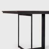 Tacet dining table - varnished teak - dark brown - rectangular White Cliff Studio Dining Table