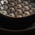 Tampa boards - varnished mahogany - dark brown - set of 3 White Cliff Studio Trays