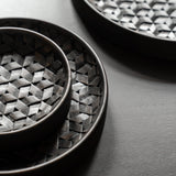 Tampa boards - varnished mahogany - dark brown - set of 3 White Cliff Studio Trays