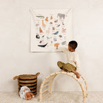Tapestries - Small White Cliff Studio Mini