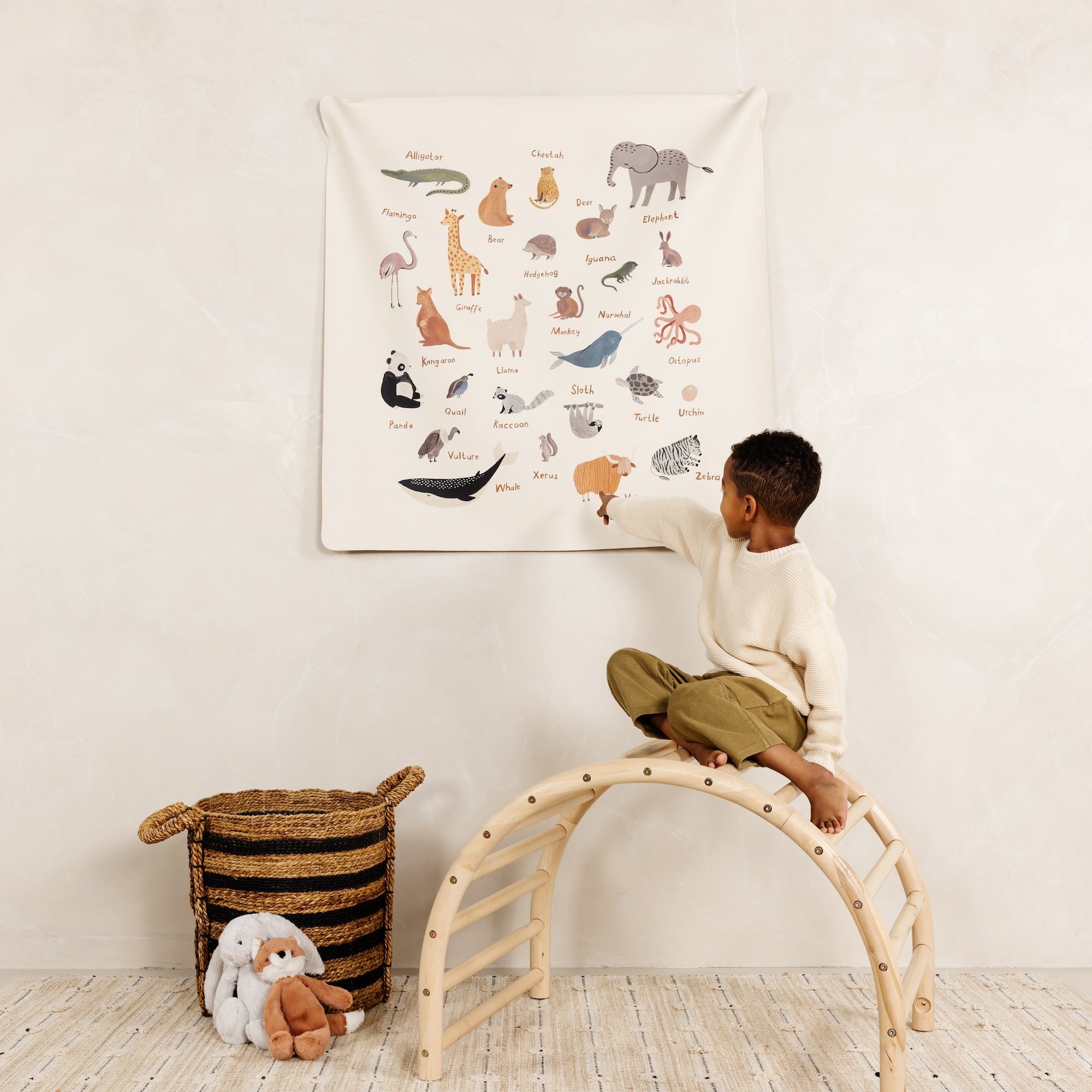 Tapestries - Small White Cliff Studio Mini