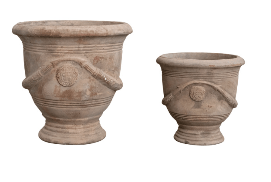 Terra Cotta Urn White Cliff Studio Planters