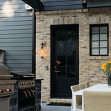 Tex Wall Sconce in Patina Brass, Medium White Cliff Studio Wall Lighting