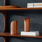 Thin Oval boards - varnished mahogany - set of 2 White Cliff Studio Trays