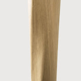 Torsion dining table - varnished oak - round White Cliff Studio Dining Table