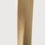 Torsion dining table - varnished oak - round - low height White Cliff Studio Dining Table