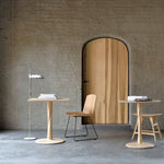 Torsion dining table - varnished oak - square White Cliff Studio Dining Table