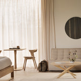 Torsion dining table - varnished oak - square White Cliff Studio Dining Table