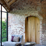 Tray coffee table set - varnished wood - black - round - S/L - trays not included White Cliff Studio COFFEE TABLE