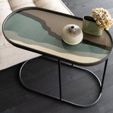 Tray Side Table White Cliff Studio Accent Tables