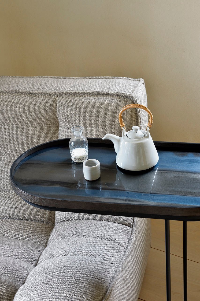 Tray Side Table White Cliff Studio Accent Tables