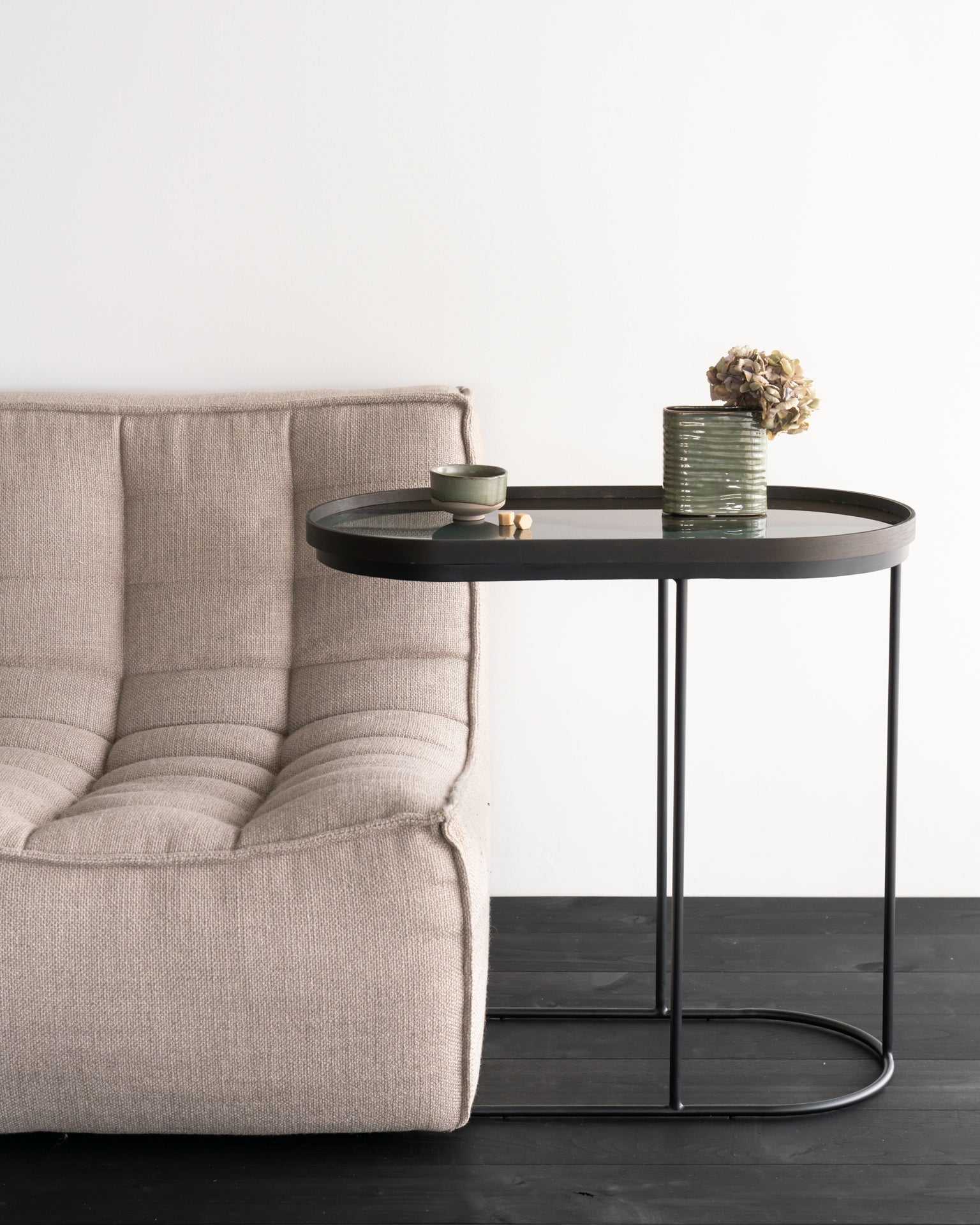 Tray Side Table White Cliff Studio Accent Tables
