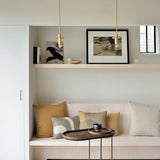 Tray side table - varnished wood - black - oblong - M - tray not included White Cliff Studio Side Table