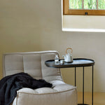 Tray side table - varnished wood - black - oblong - M - tray not included White Cliff Studio Side Table