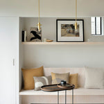 Tray side table - varnished wood - black - oblong - M - tray not included White Cliff Studio Side Table