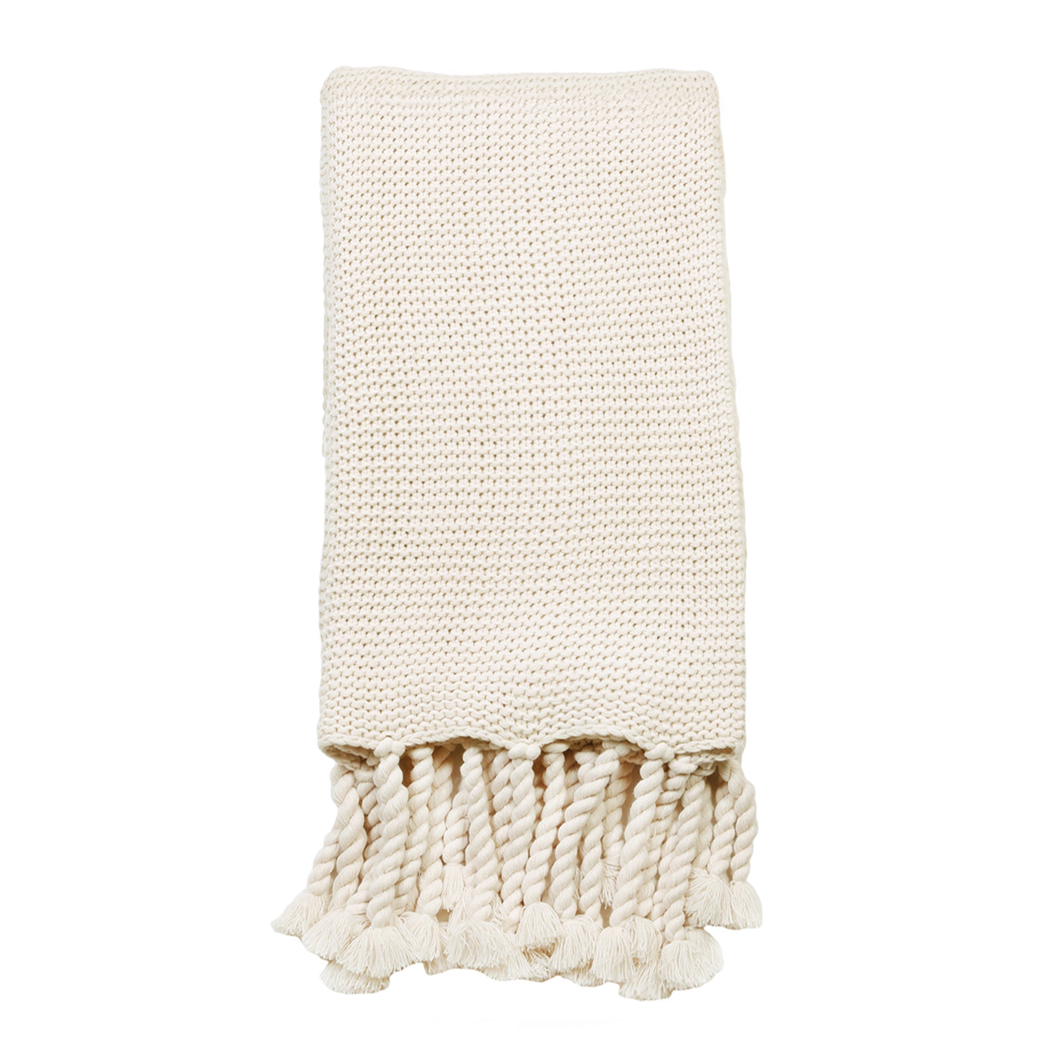Trestles Oversized Throw White Cliff Studio Throws