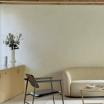 Tripod coffee table - varnished oak - round White Cliff Studio COFFEE TABLE