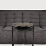 Triptic side table - varnished Minerals - Lava Whisky - rectangular White Cliff Studio Side Table