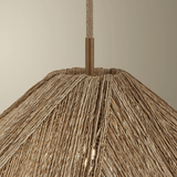 Troy Lighting | Ahrens Pendant - PATINA BRASS White Cliff Studio Pendant