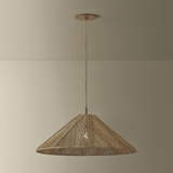 Troy Lighting | Ahrens Pendant - PATINA BRASS White Cliff Studio Pendant
