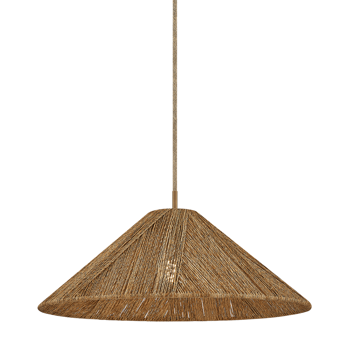 Troy Lighting | Ahrens Pendant - PATINA BRASS White Cliff Studio Pendant